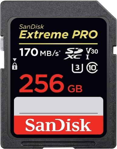 SANDISK Memoria SD 256 GB SDXC Sandisk Extreme Pro